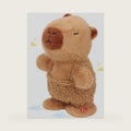 Easfan Interactive Talking Capybara Stuffed Animal Repeats What You Say 9"