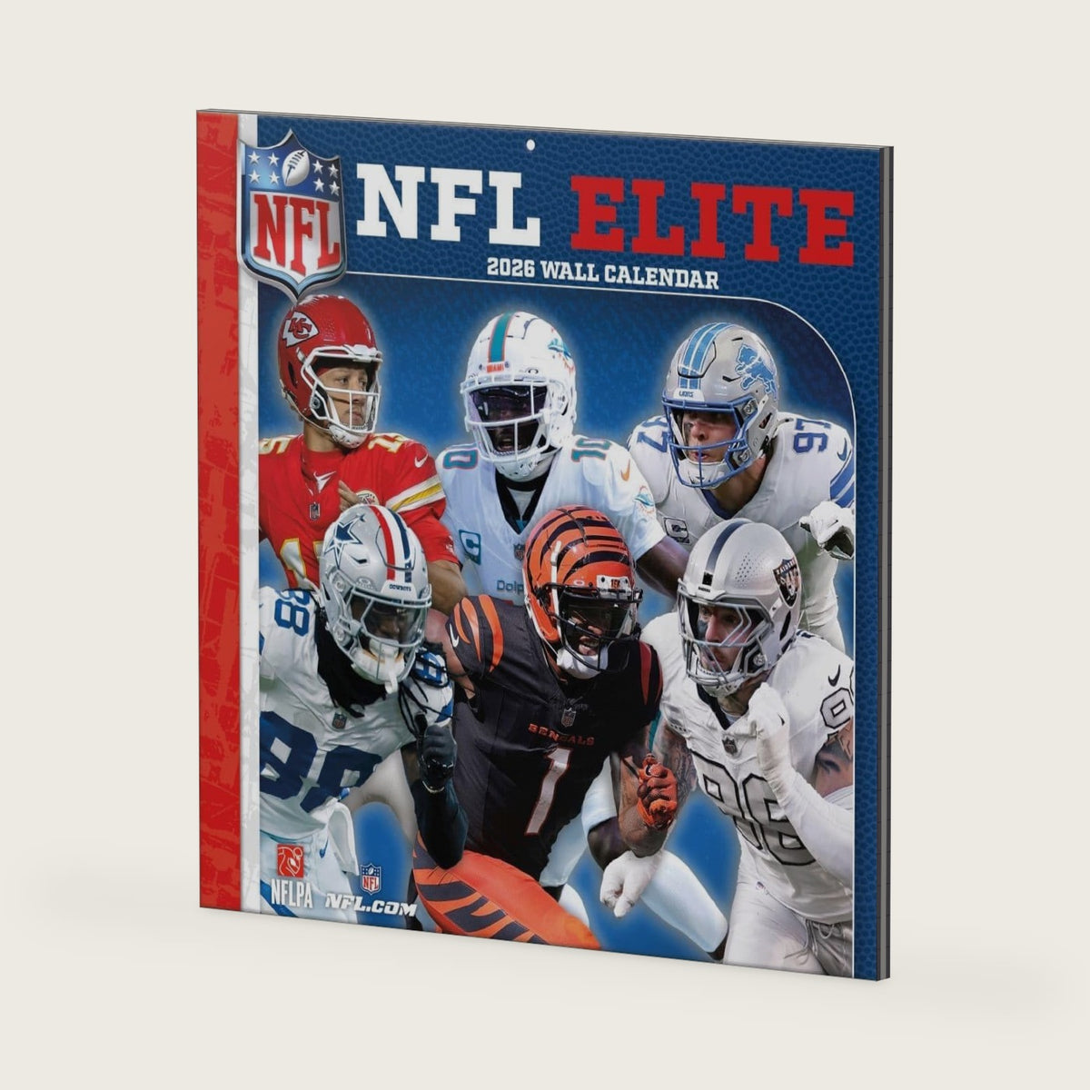 NFL Elite 2026 12x12 Wall Calendar
