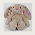 Personalized Bunny Stuffed Animal with Embroidered Name, Custom Plush Bunny Animal for Boys & Girls, Floppy Ear Bunny, Ideal Personalized Gift for Birthday, Baby Shower, Holidays