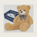 Giant Teddy Bear 4 Ft, Cute Big Plush Stuffed Animal 5Lbs, Light Brown