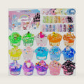 15 Pack Slime Kit for Kids, Butter Clear Cloud & Galaxy Slime, 45ML Slime with Charms Mix-Ins Gift Bags & Cards, Soft Stretchy DIY Slime Party Favors, Birthday Gifts for Girls Boys Ages 3+