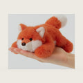 PEACH CAT Fox Stuffed Animal 7" Cute Plushies Soft Plush Toys Gifts for Kids Brick Red
