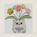 Forget-Me-Not Crochet Flower Potted Plant Gift