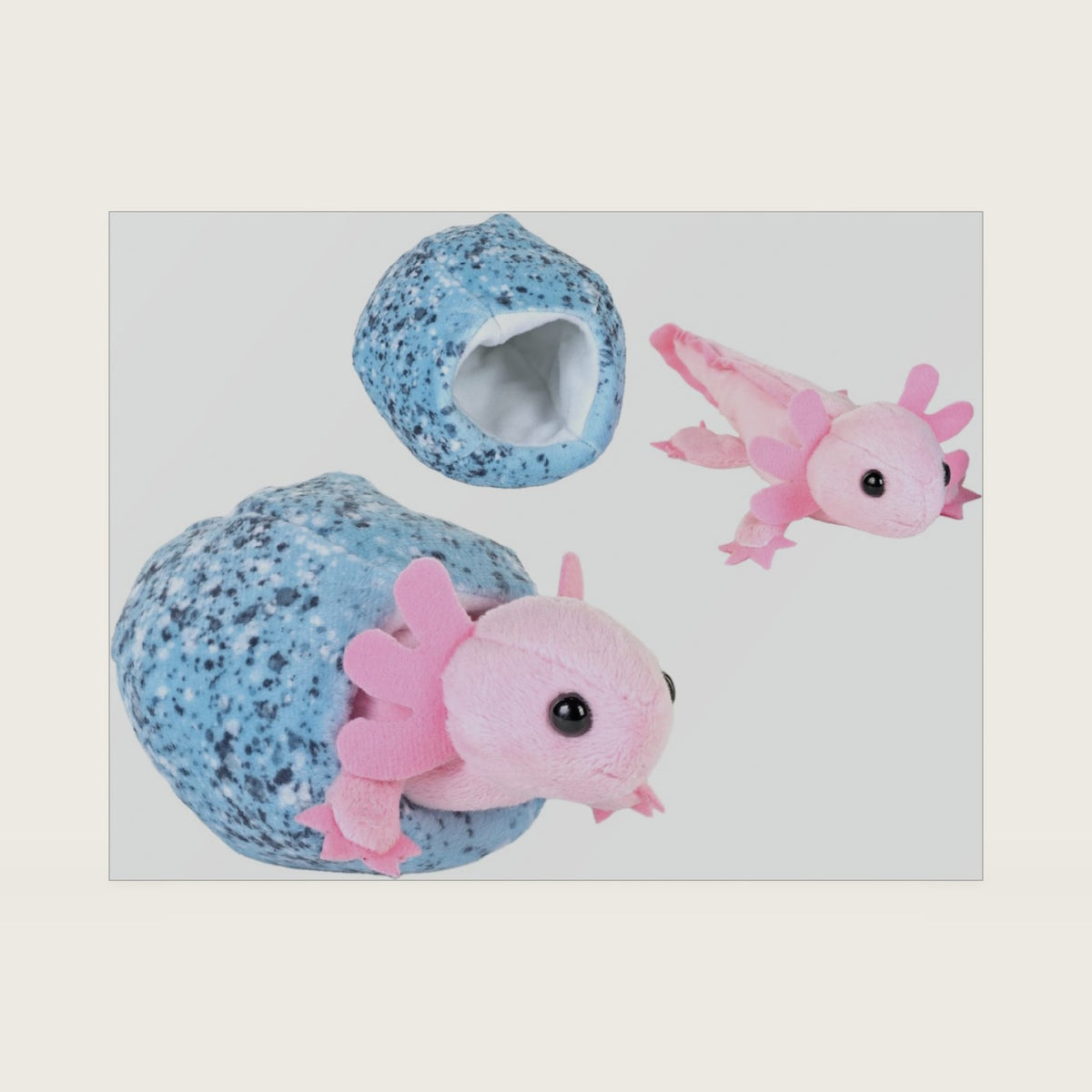 Wild Republic Hatchling Axolotl Stuffed Animal - 6"