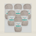 Katech 1OO% Cotton Yarn for Crocheting & Knitting-Baby Cotton Yarn (Beige)