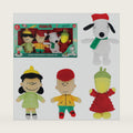 Kids Preferred Peanuts 4 Piece Plush Set - Charlie Brown, Snoopy, Woodstock, and Lucy - Soft Stuffed Animal Toys for Baby and Toddler Boys & Girls