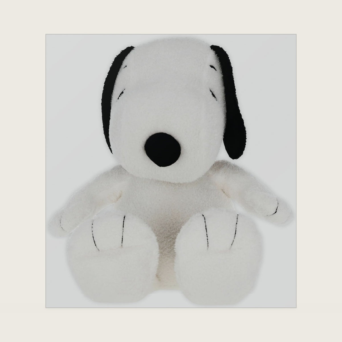 Kids Preferred Peanuts Snoopy Cuteeze Plush, Embroidered Details & Crinkle Feet, Stuffed Animal Toy for Baby and Toddler Boys & Girls - 25 Inch Size