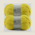 Chunky Chenille Yarn Velvet Soft Super Bulky Size 6 for Crocheting Knitting, Baby Blanket Yarn, 100g 71 Yds per Skein, Easy to Use for Scarves, Amigurumi, Crafts (2, Lemon Yellow)