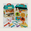 Lehoo Castle Critter Clinic with Key, Pretend Play Doctor Toys for Kids 3-5