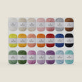 NICEEC 21 Skeins Cotton Yarn Soft Baby Yarn- Kit 2