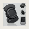 Alloy Metal Fidget Toys Adults with Box,3-in-1 Silent Fidget Spinner,Stress Relief fidgets,Sensory Toys for Adult (Black)