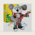Marsjoy Rocking Dancing Mouse Plush Toy, Singing Music Twisting Body Plush Stuffed Animals, Rocking Punk Crazy Cool Guitar Mouse, Perfect Christmas Birthday New Year for Kids