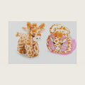 The Petting Zoo Giraffe Purse Plush Set Stuffed Animal, Kids Gifts 9 in