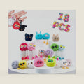 OMyFav 18PCS Plush Keychains for Kids Classroom Prizes Elementary Backpack Charms Party Favors for Kids 4-8 Goodie Bags Stuffers for Kids Student Prizes Classroom Treasure Box Toys for Classroom