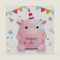 Pink Cow Birthday Stuffed Animal