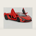 BDTCTK Lamborghini Sián FKP37 Diecast Car Models,1/36 Zinc Alloy Toy Pull Back Vehicles Toy Cars for Toddlers Kids Boys Girls Gift (Red)