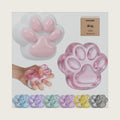 2-Pack Taba Squishy Fidget Toys, Cat Paw Squishies Squeeze Toys for Adults