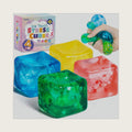 VISCOO 4 Pack Fidget Toy Stress Cube, Slow Rise Stress Balls Cube Squishy
