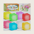 VISCOO 8 Pack Stress Cube,Slow Rising Cube Stress Balls for Adults Kids