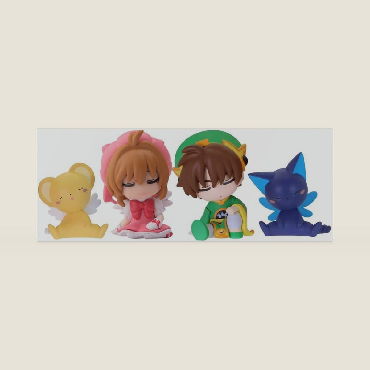 YLQANONG Kinomot Figures Li Syaoran/Cerberu/Spinel Sun Anime Figure Statues PVC Cardcaptor CCS Anime Action Figurine for Fans