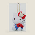 4 Inch Kawaii Cute Cartoon Kitty Keychain - Soft Plush Stuffed Animal Charm for Bags, Backpacks & Gifts for Fans