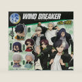 Wind Breaker Stasto Stand Stone Onemutan Sleepy Head Mini Figure Mascot Harukai Hajime Kyotaro Hayato Kaji Set of 5 Gacha Gashapon Capsel Figure Japanese Ver