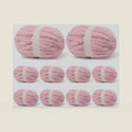 10 Pack Pink Jumbo Thick Yarn, Chenille Yarn for Crocheting, Chunky Yarn for Hand Knitting, Soft Plush Yarns, 240yds/70.5oz Super Bulky Blanket Crochet Yarns