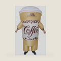 Inflatable Drinks Costume for Adult Funny Blow up Coffee Cup Full Body Costume for Cosplay Party Halloween