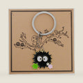 MAOFAED Cartoon Character Key ring for Car/Keys/Purse/Bag, Cute Cartoon Keychain for Fans Anime Lover Gift(sootky)