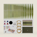 Interchangeable Circular Knitting Needles Set Includes 13 Pairs of Premium Aluminum Needles and Knitting Tools Box for Knitting Projects Use