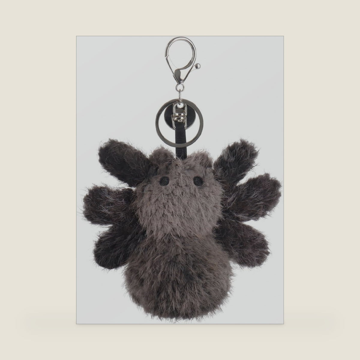 Apricot Lamb Devil Spider Cute Keychain Soft Stuffed Plush Toy 4''