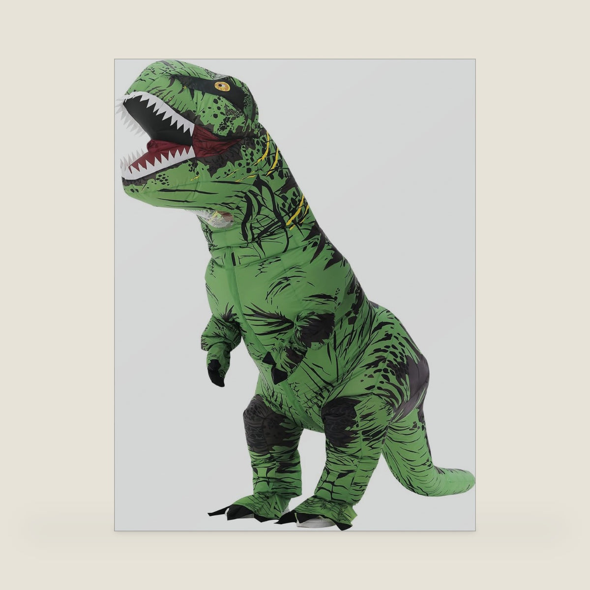 Servllcell Inflatable Dinosaur Costume for Kids/Teens,Halloween Costumes T Rex Blow Up Costumes for Boys Girls,Cosplay