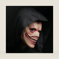 Noseless smiling demon halloween mask,Creepy Latex realistic scary mask Monster Leatherface horror ghost mask costume prop