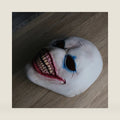 Noseless smiling demon clown halloween mask,Creepy Latex realistic scary mask Monster Leatherface horror ghost mask costume prop