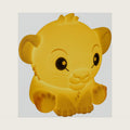 The Lion King Simba SquishyGlo Silicone Light, Lamp for Kids & Teens, Cordless & Rechargeable Bedroom Décor, Collectible Merchandise | Paladone