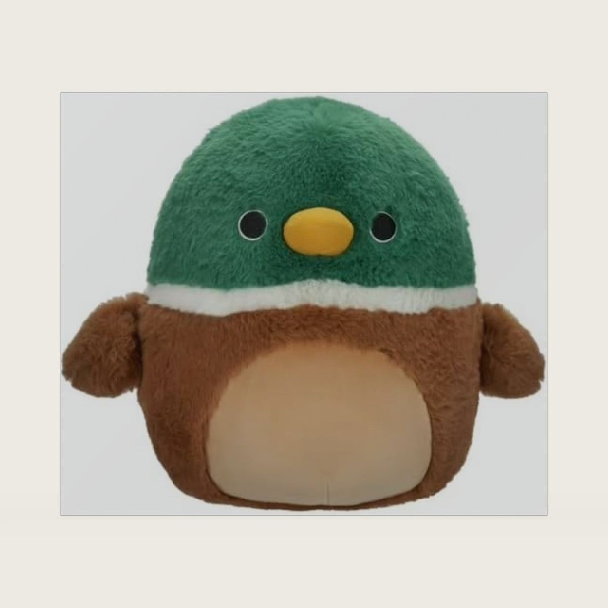 Fuzzamallows Avery the Mallard Duck, 12 Inch Stuffed Plush Toy
