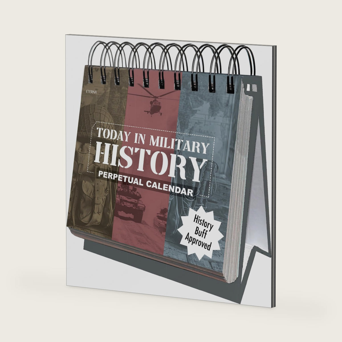 Today In Military History Calendar | Perpetual War History Calendar For The Military History Enthusiast, This Day In Amazing History Trivia Facts & Achievements | History Buff Gift Page A Day Box Calendar with Historical Info For Every Day of The Year