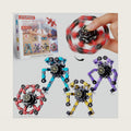 Transformable Fidget Spinners Toys for Kids, 4 Pcs Sensory Toys for Adults Teens with Autism Anxiety Stress Relief Gifts