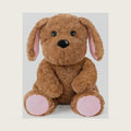 Ditucu Original Golden Retriever Microwavable Weighted Stuffed Animal Heated Dog Plush for Warmth Comfort Period Cramps Pain Plushies Toys Gifts for Kids Adults Dark Brown 9 inch