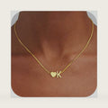 Eaciy Gold Heart Initial Necklaces for Women Teen Girl Gifts Trendy Stuff