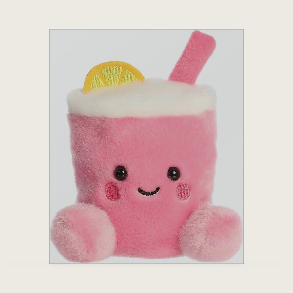 ® Adorable Palm Pals™ Zelie Pink Lemonade™ Stuffed Animal - Fun Collectible Plush for Kids and Adult Collectors - Perfect for Decorating Rooms and Birthday Gifts - 5 Inches