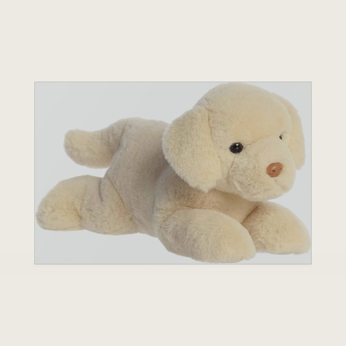 ® Adorable Flopsie™ Summer Yellow Lab™ Stuffed Animal - Used to Create Imaginative Play Adventures - Perfect for Birthdays, Kids and Adults, All Ages - Yellow 12 Inches
