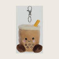 ® Adorable Palm Pals™ Milky Tea Boba™ Clip-On - Fun Collectible Plush for Kids and Adult Collectors - Perfect for Decorating Rooms and Birthday Gifts - Brown 4 Inches