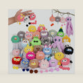 30 Pcs Cute Plush Keychains Kawaii Keychain Bulk for Birthday Goodie Bags Pinata Toys Classroom Prizes Party Favors