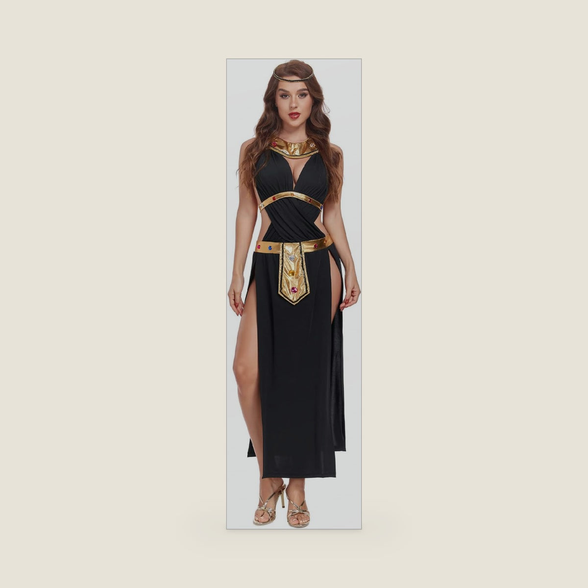 Women Cosplay Costume Fancy Dress Greek Goddess Cleopatra Roman Warrior Fallen Angel Vampire Witch for Halloween