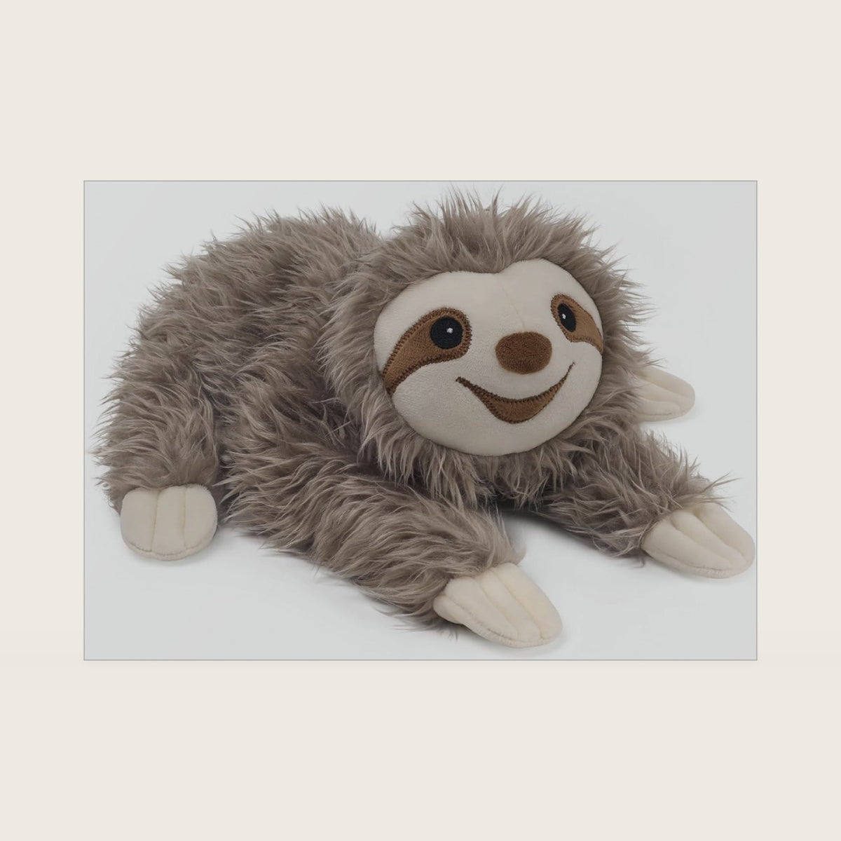 Sloth Stuffed Animals, Microwavable Stuffed Animal Adorable Fluffy Sloth Plush for Warmth & Comfort, Heatable & Coolable Lavender Scent Toy, Cute Soft Plushie Gifts for Kids Adult & Children Boy Girl