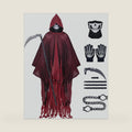 Grim Reaper Costume, Halloween Hooded Cloak, Scary Halloween Cosplay Costumes for Adult