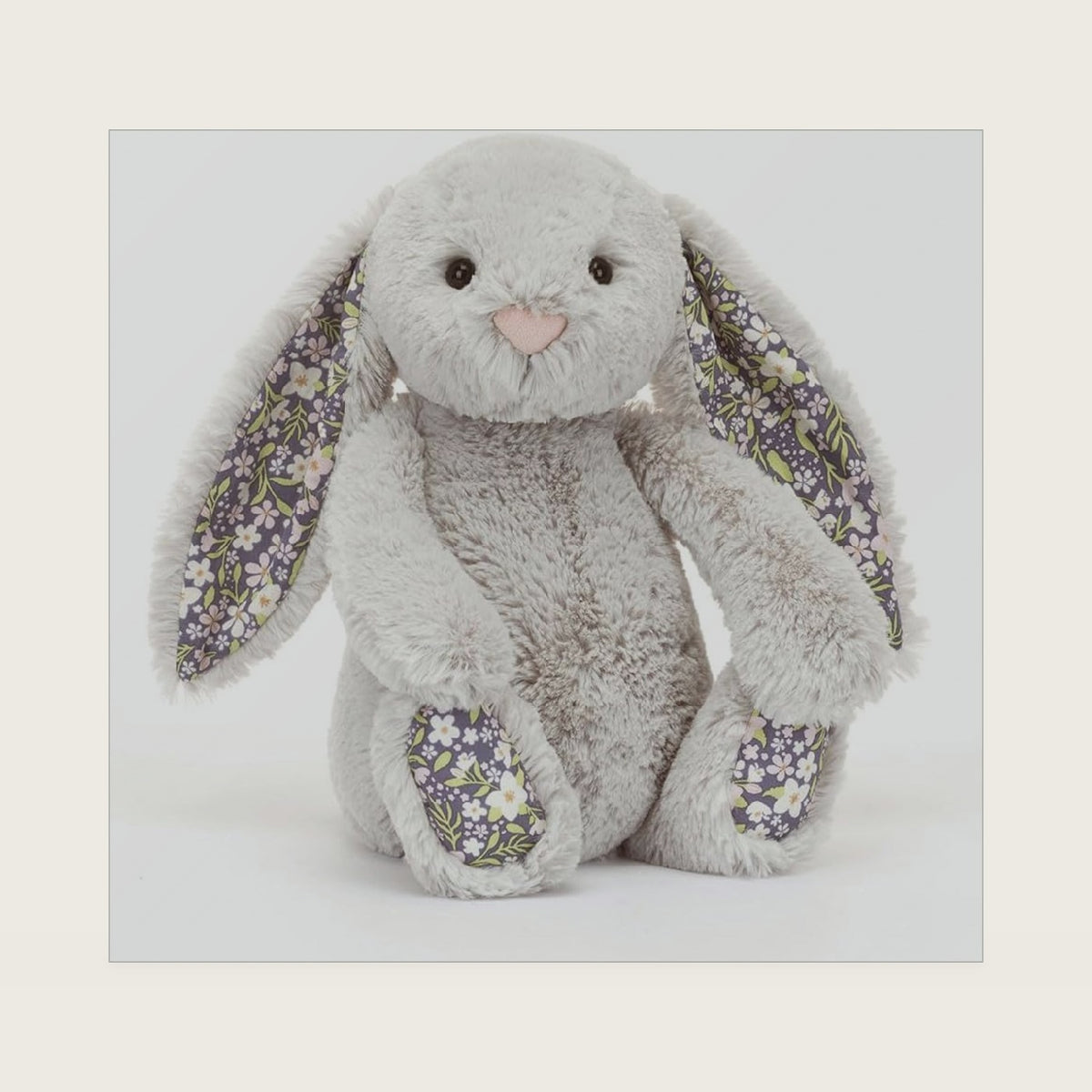 Silver Grey Bunny 'Bloom' by SMALL 7 inch