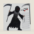 Bosvin Glowing Eyes Grim Reaper Costume for Kids
