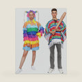 3PCS Pinata Couples Halloween Costumes for Adults Women Men Funny